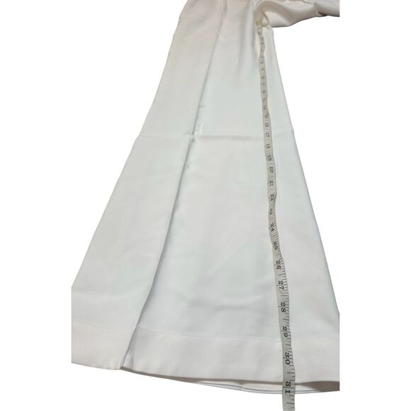 For Love & Lemons size S Shannon Pant White Trouser Wide Leg Chic Quiet Luxury - Picture 8 of 11